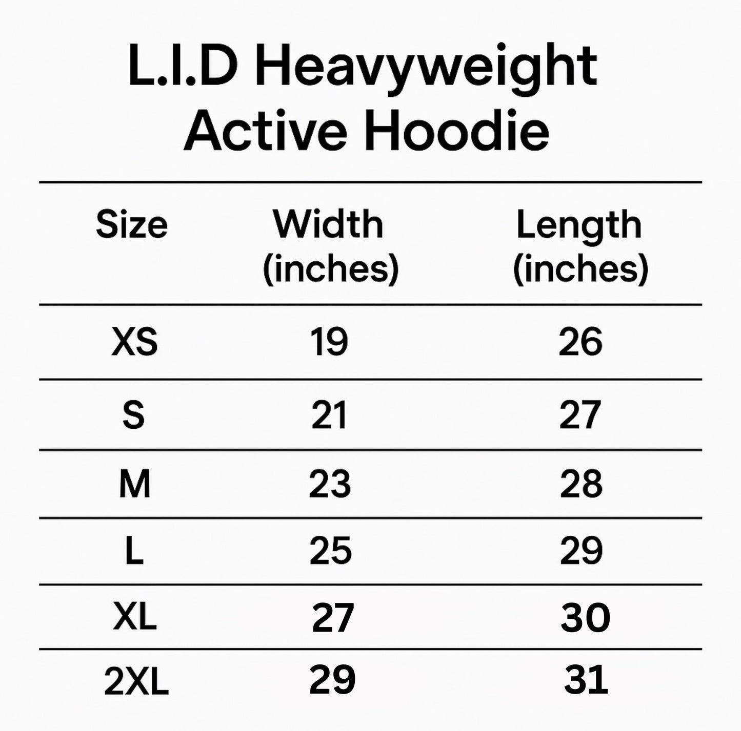 L.I.D Heavyweight Active Hoodie