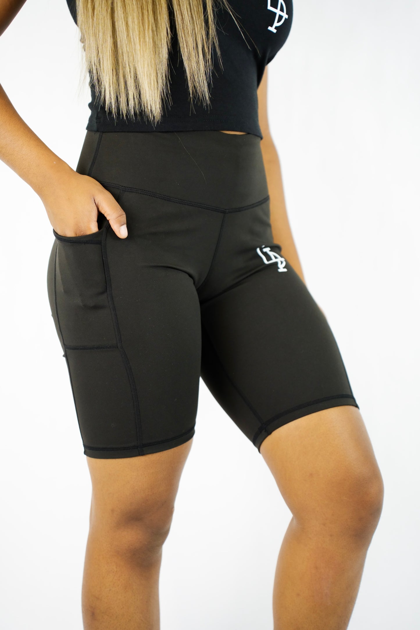 High Waisted Athletic Yoga Shorts