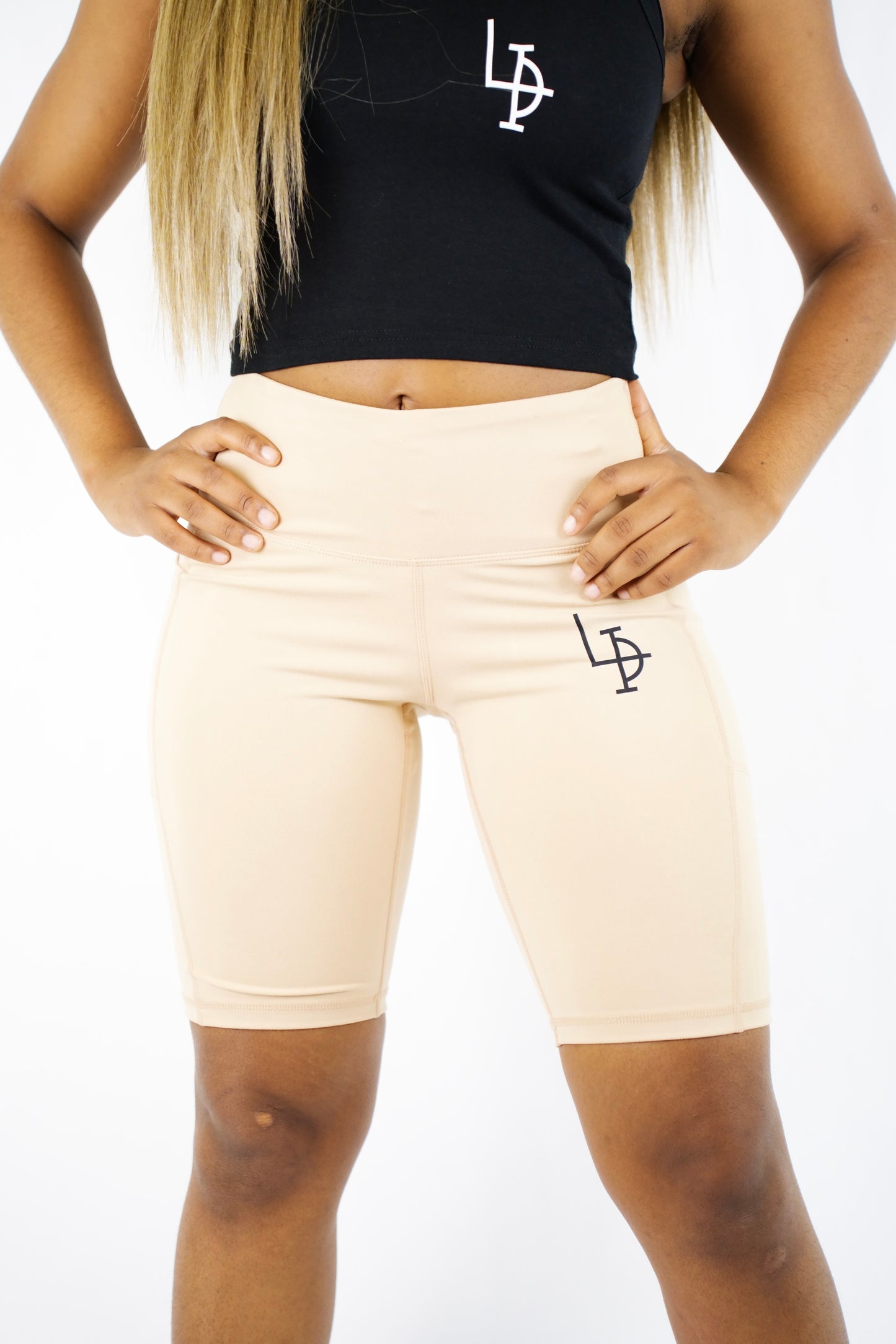 High Waisted Athletic Yoga Shorts