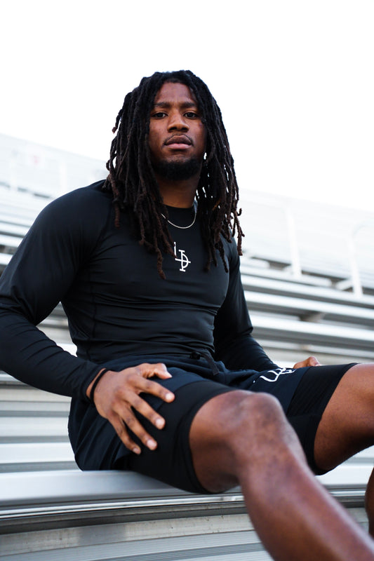 Centered Logo Compression Tops