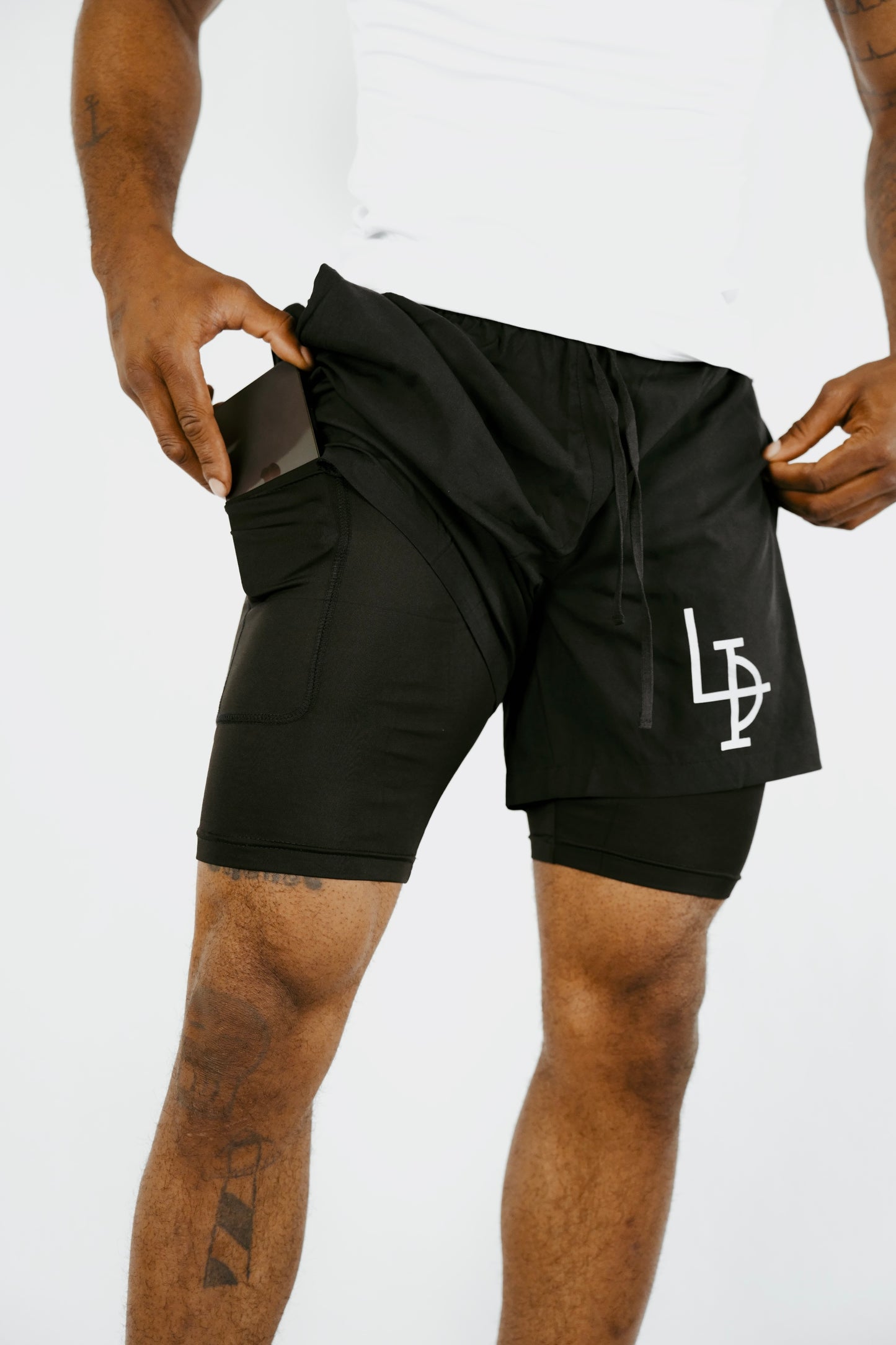 2 in 1 Athletic Shorts